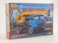 Сборная модель 1:43 Советский автокран КС-3577 на двухосном шасси 4х2 МАЗ-500А (AVD Models)